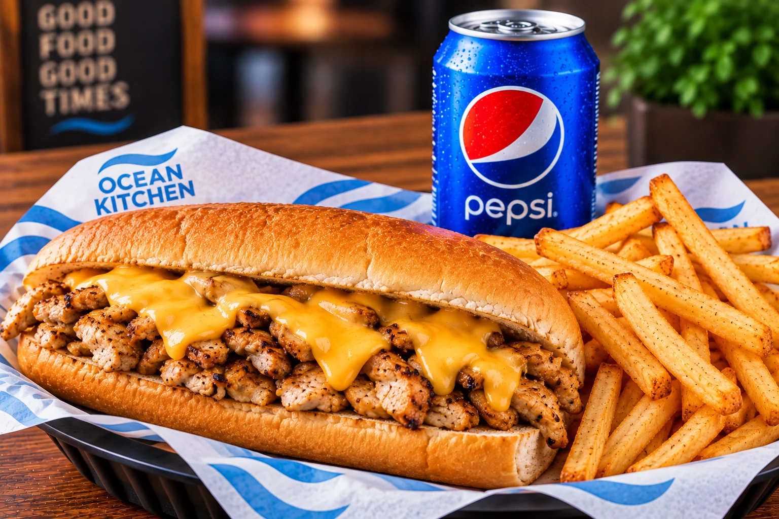 Chicken Cheesesteak Meal